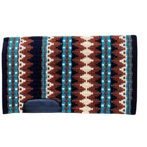 Nouvelle arrivée traditionnelle couverture de selle en laine Maya tissée à la main tapis de spectacle occidental pour les spectacles équestres laine de Nouvelle-Zélande - Product Image 3