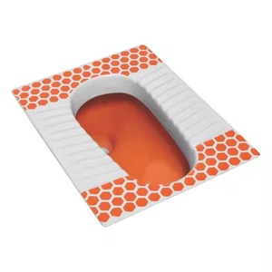 Poêle accroupie Orissa en céramique blanche bicolore de designer moderne-Directement de l'usine indienne Vistaar au prix de gros - Product Image 5