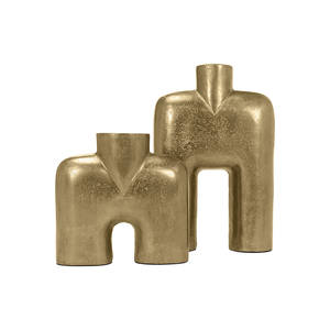 แจกันดอกไม้โลหะดีไซน์สวยๆได้รับความนิยมแจกันดอกไม้ทำจากโลหะมีขนาดและรูปร่างที่กำหนดได้เอง - Product Image 1