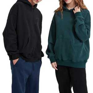 Sudaderas con capucha de otoño invierno de alta calidad para hombre, sudaderas personalizadas con diseño de calle, forro polar de algodón 100%, secado rápido, transpirable, ODM - Product Image 5