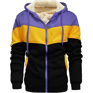 Sweat à capuche zippé hommes sweats à capuche en gros poids lourd premium sweats à capuche à fermeture éclair bas prix thermique téléchargé par robe de sport - Product Image 1