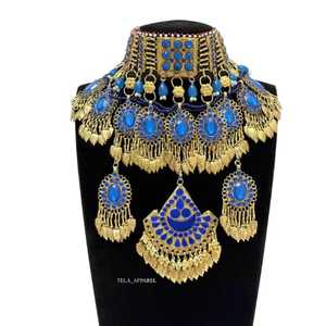 Wholesale Price Customized Indian <b>Jewelry</b> for Women Antique <b>Handmade</b> Necklace,Earrings & Mang Tikka Bridal Jewellery Sets Adults - Product Image 1