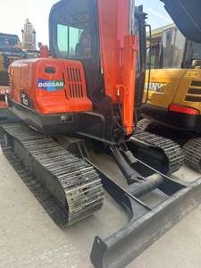 Prix bas 90% nouvelle petite pelle d'occasion DX60 Doosan pelle 6 tonnes qualité pelle transportant coupeur à pousser à vendre - Product Image 3