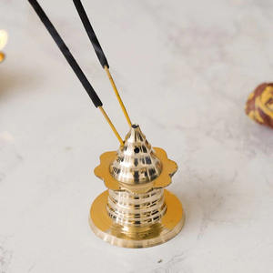 Soporte de incienso de latón para creaciones modernas, quemador de estilo antiguo Bakhoor Loban, Metal duradero para oficina, dormitorio, uso doméstico - Product Image 4