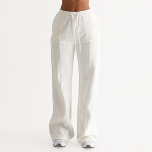 Bulk Order <b>Women's</b> Sweatpants Manufacturer for Private Label and Branding <b>Baggy</b> Flared Ankles Sweatpants - Product Image 2