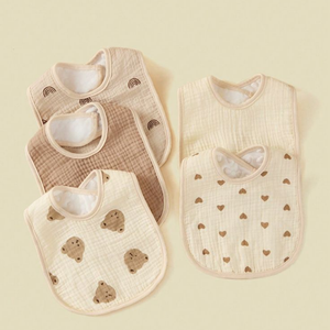 Prix de gros Bavoirs imperméables pour bébé à manches longues en coton doux Fabricant de bavoirs d'alimentation - Product Image 6
