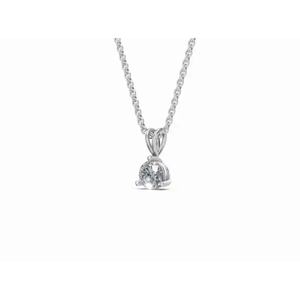 จี้เพชรทรงกลม Exquisite Radiance Reverie Solitaire เพชรเลี้ยงในห้องปฏิบัติการ น้ำหนัก 0.5 กะรัต ทอง 9 กะรัต 14 กะรัต 18 กะรัต เครื่องประดับทองคำ ขายส่ง ส่งออก - Product Image 2