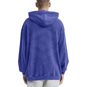 Sudadera con Capucha Extra Grande de Algodón 100% Orgánico Transpirable para Hombre, Invierno 2025, con Logotipo ODM Impreso y Diseño Sólido con Impresión Digital - Product Image 6