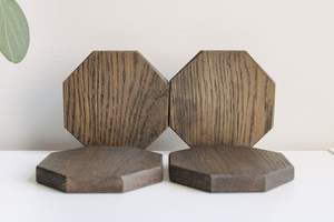 Traditional handcrafted wooden coaster set made with superior craftsmanship ideal for premium home decor bar and <b>table</b> use - Product Image 6