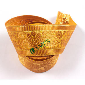 Venta al por mayor trenza de oro metálico en 5mm a 60mm OEM personalizado trenzas encaje Tresse Galloon de alta calidad - Product Image 3