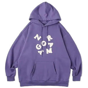 Customizable 100% Cotton Oversized Luxury Designer Puff Printing <b>Hoodie</b> Solid Winter Outdoor Wear New Design Stand 3XL ODM/OEM - Product Image 2