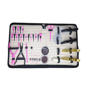 Última gran oferta extensión de trabajo de grado de salón herramientas multicolores alicates de cuentas Protector escudo tarro de cuentas para Kit de extensión de cabello - Product Image 1