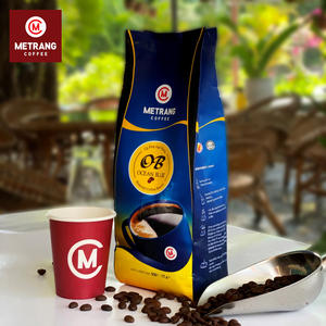 เมล็ดกาแฟ arabica Robusta ถุงบรรจุอาหารฮาลาลได้รับการรับรองฮาลาล0.5กก. คั่วระดับกลางสีฟ้าน้ำทะเล - Product Image 6