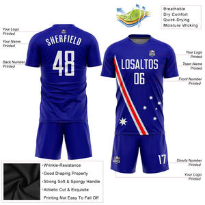 Fourniture OEM de vêtements de football personnalisés avec coutures durables, panneaux en maille et coupe élégante - Product Image 3