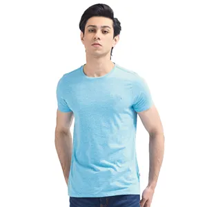 Ucuz fiyat erkek basit düz renk nefes gevşek rahat o-boyun T shirt spor t shirt erkekler