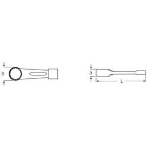 ประแจ Stahlwille STABIL พร้อมหัวตอกแบบวงแหวน - Product Image 2