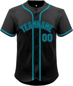Jerseys de béisbol con botones de tela de malla de secado rápido, ropa de softbol, ropa deportiva, camisetas - Product Image 3