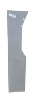 Cabinet intégré de kiosque d'interaction publique d'ouvertures de façade avec la fabrication cachée de tôle de boîte de gestion de câblage