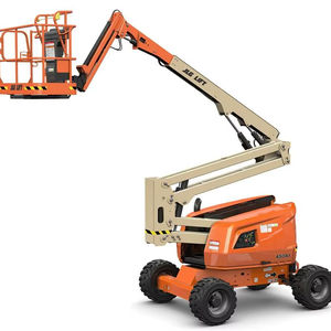 รถกระเช้าไฮดรอลิกแบบยืดหดได้ 10ม. 16ม. 24ม. แบบลากจูงได้ ใช้ไฟฟ้า สำหรับขาย - Product Image 6