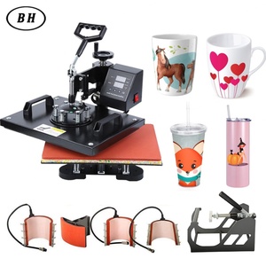 Presse à chaud Bheng 8 en 1, 29x38cm, automatique, électrique, pour impression sur t-shirts, mugs, bouteilles, stylos - Product Image 4