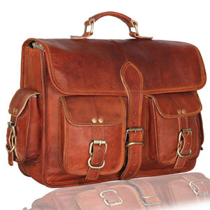 Nouveaux sacs de selle en cuir véritable sac de moto pochette en cuir marron sacoche de selle pochette à outils de moto sac en cuir de selle - Product Image 3