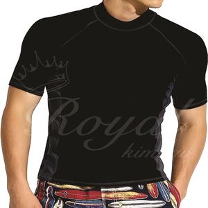 Personnalisé à manches courtes Spandex/Polyester respirant unisexe Rash Guard 240 GSM transfert de chaleur imprimé en gros 2025 Jiu Jitsu - Product Image 4