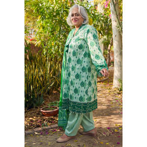 Conjunto de traje de 3 piezas estampado para mujer con dupatta, colección CL-62020 B - Product Image 3