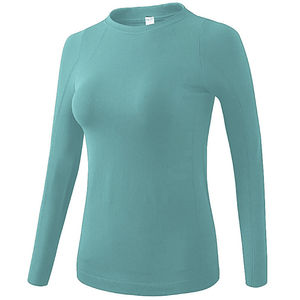 Camiseta de Yoga Unisex de Verano, Fabricación Profesional, Personalizada, Cuello Redondo, Tela Jersey Elástica, Corte Regular, Sin Costuras, Corta - Product Image 4