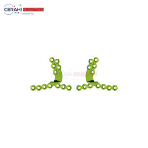 Lefort I orthognathic กรามเทียม0.6T ชุดคู่มือพลังงานขวาและซ้าย Sizes-21x29mm สีเหลือง24.76x23.10มม. 22x25mm - Product Image 4