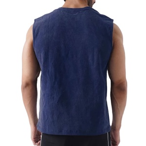 Chaleco Deportivo Ligero de 180 Gsm con Cuello Redondo y Sin Mangas, Color Personalizado, Diseño Holgado, Camiseta Deportiva para Correr, Ropa de Gimnasio - Product Image 3