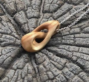 NATURAL <b>NECKLACES</b> FOR WOMEN MEN NATURAL <b>LARGE</b> BOHO TRIBAL SONO WOODEN <b>Pendant</b> on Adjustable Cord Handmade <b>Necklace</b> - Product Image 6