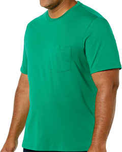 Men's Loose Fit Printed Heavy Knit Short Sleeve T-Shirts Embroidered Style for Casual Women Wear Made From Worsted <b>Fabric</b> - Product Image 2