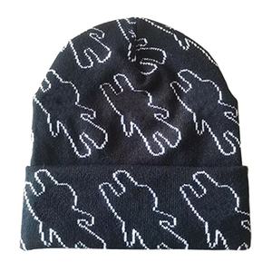 หมวกบีนนี่ถักนิตติ้งสำหรับทุกเพศบริการ OEM ออกแบบโลโก้ได้ตามต้องการสำหรับฤดูหนาว - Product Image 1