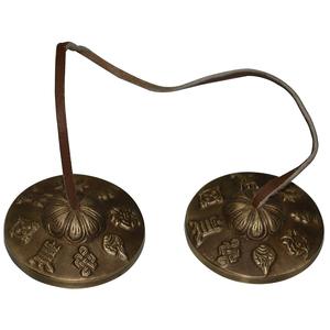 Ces cuivres (également orthographié manjeera) sont une paire de cymbales à main Paire de sorte que vous obtenez deux cymbales assorties. - Product Image 4