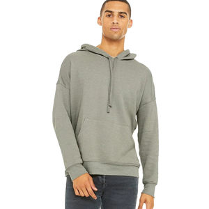 Bella-Sudadera con capucha de lona para hombre, jersey de lana con cordón blanco, Heavy Blend - Product Image 5