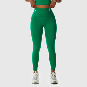 Lupin Felt, pantalones de Yoga deportivos sin costuras con etiqueta personalizada para mujer, cintura alta, Control de barriga, mallas de entrenamiento físico, levantamiento de glúteos, Verano - Product Image 4