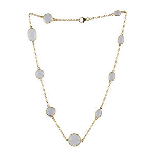 Collar de piedras preciosas de turmalina de Plata de Ley 925 chapado en oro de lujo para mujer - Product Image 5