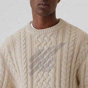 Meilleur prix pull tricoté pour hommes 100% coton respirant dernier style pour l'arrivée d'hiver - Product Image 4