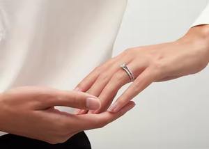 14K White Gold 1.00CT Lab Grown Moissanite Solitaire Ring Elegant Wedding Jewelry Unmatched Sparkle Rhodium Plated for Women - Product Image 5