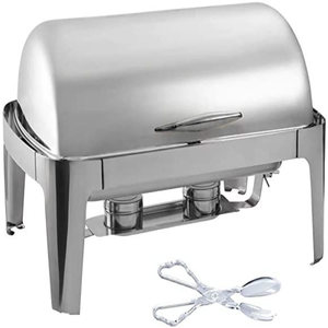 Chauffe-plats en acier inoxydable Chauffe-plats Équipement de service Restaurant Traiteur Buffet Chauffe-plats au design luxueux - Product Image 1