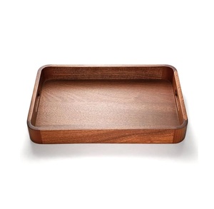 Plateau en bois d'acacia 100% pour la maison, l'hôtel, la cuisine, le dessus de table, artisanat fait à la main, fabricant, finition de qualité, plateau en bois à vendre - Product Image 1
