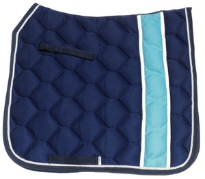 高級馬用サドルパッド高密度クッションファッションコード付きポリコットンライニングインド製 - Product Image 5