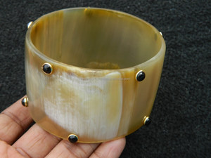 100% corne de buffle naturel fini bracelets bracelets bijoux à des prix abordables bracelets jonc fabriqués à la main pour l'exportation - Product Image 6