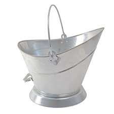 Seau à charbon galvanisé extra durable avec une grande capacité pour le stockage des cendres de cheminée et l'utilisation de la décoration de la maison de ferme rustique - Product Image 6