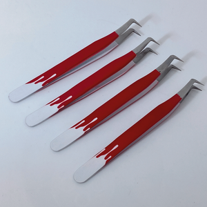 Pince à cils en acier inoxydable de qualité fine pince à cils droite et incurvée pince à cils de qualité supérieure - Product Image 5
