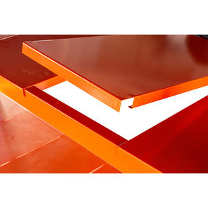 Rak penyimpanan logam industri, rak gudang pekerjaan berat 4 lapisan 200kg lebar panjang - Product Image 6