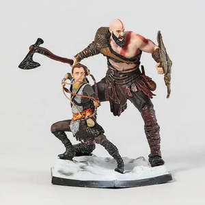 Figuras de Resina de Kratos y Atreus de God of War, Muñecos de Dibujos Animados para Coleccionar y Decorar, Material de PVC de Buena Calidad, en Caja - Product Image 2