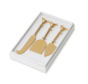 Juego de queso de servidor de ensalada de acero inoxidable de ratán natural perfecto para utensilios de cocina de boda y juego de queso de fruta - Product Image 2