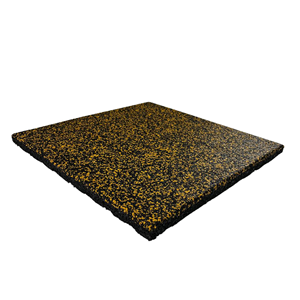 Tapis en caoutchouc antidérapants à absorption des chocs à haute durabilité 500x500mm épaisseur 15-100mm revêtement de sol de terrain de jeu de marque Supersafe - Product Image 1