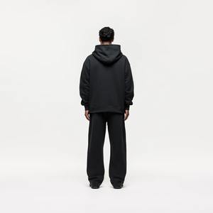 OEM Survêtements de jogging de haute qualité pour hommes Logo personnalisé 100% coton couleur unie Streetwear Plain pullover baggy homme 2 pièces ensemble - Product Image 5